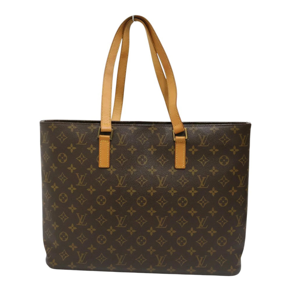 Louis Vuitton Luco Tote Bag Leather Brown